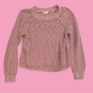 Women's Pink Knit Aeropostale Sweater